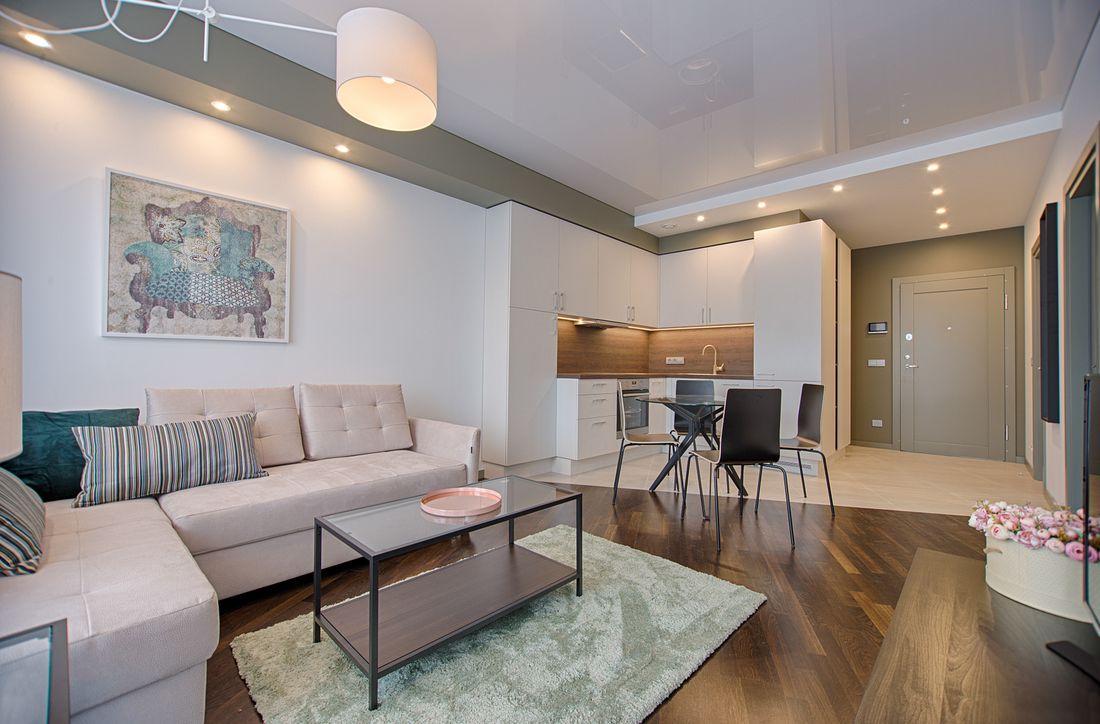 Modern living room set ready for collection
