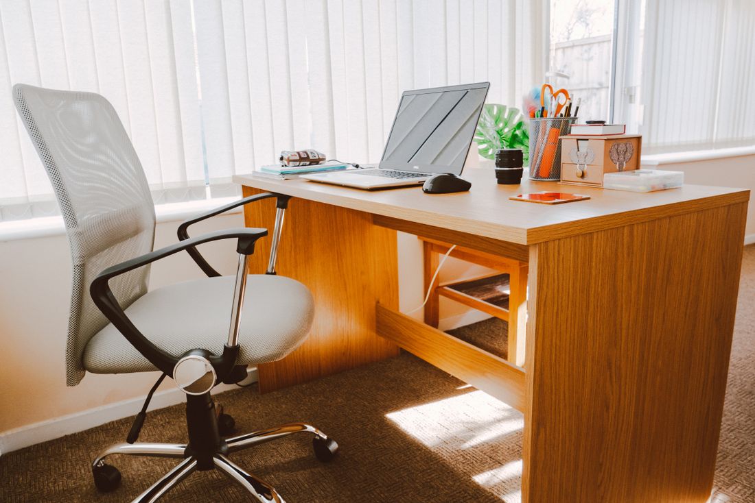 Office desks and chairs